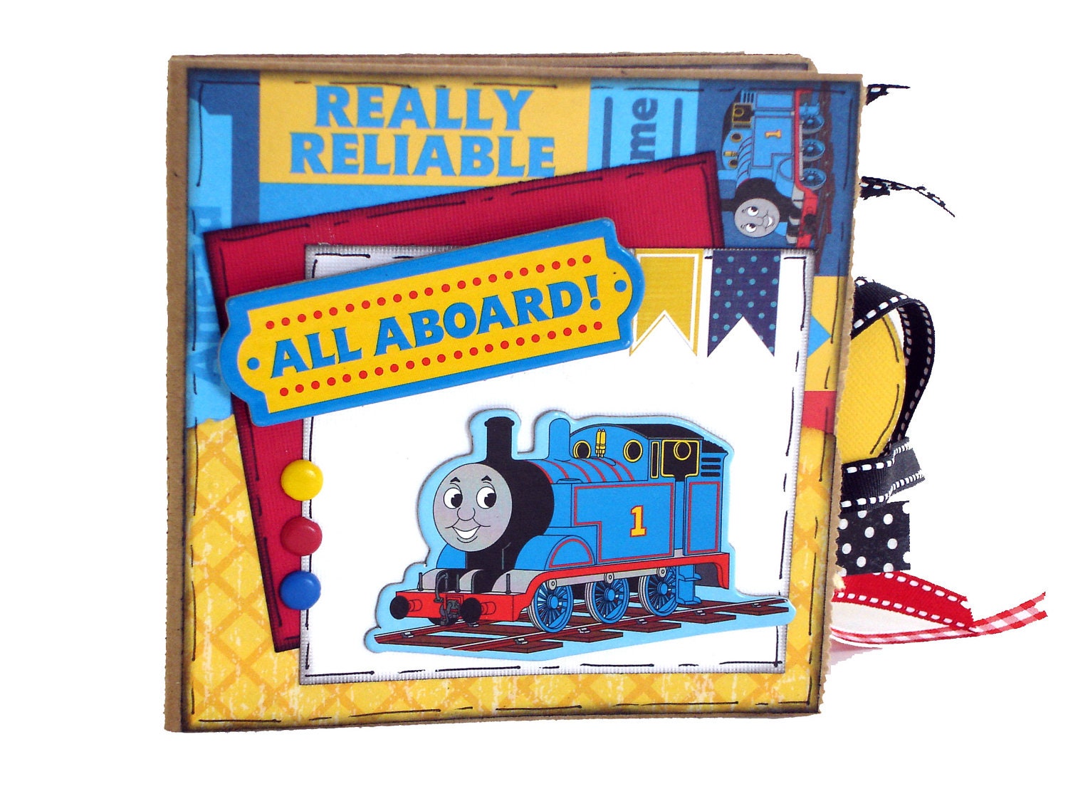 Thomas the Tank Engine Scrapbook - Paper Bag Album