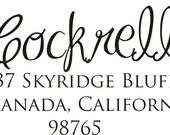Return address stamp - Custom rubber stamps Self Inking --2361