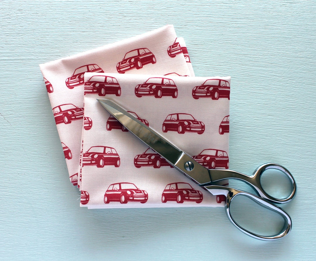 Little MINIs Fabric Fat Quarter, Red