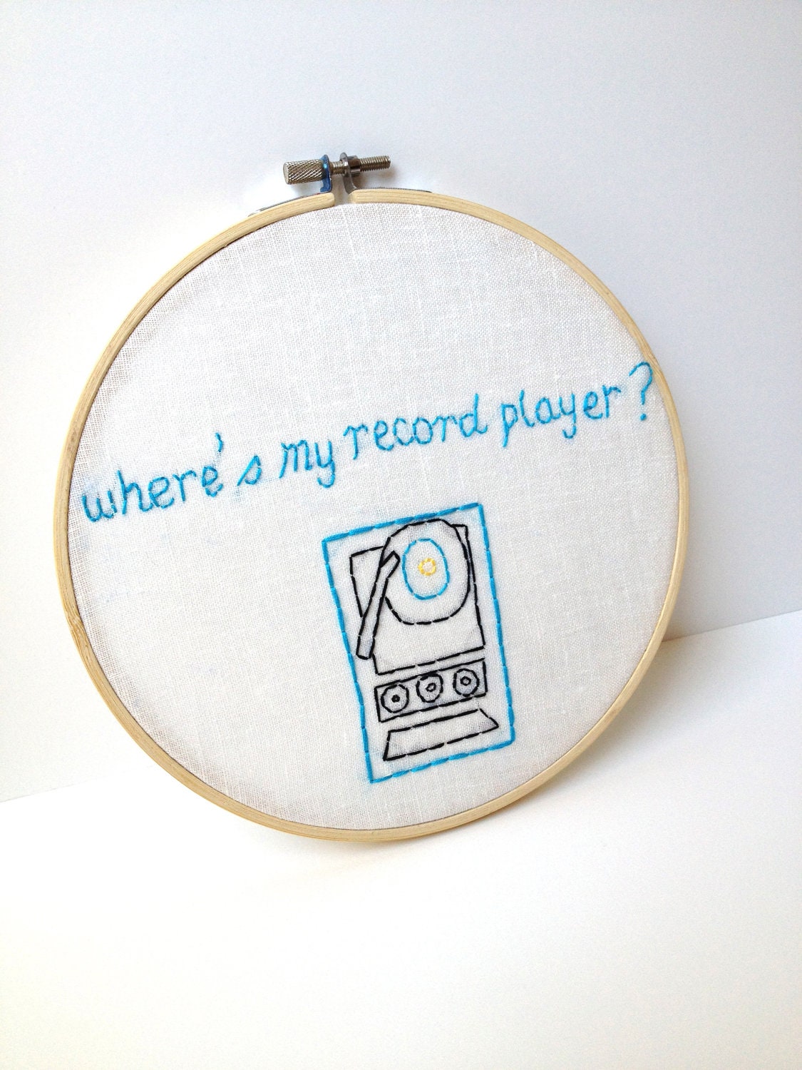 MOONRISE KINGDOM quote. embroidery hoop art. Embroidered quote