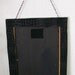 Hand Made Vintage Frame Jewelry Organizer in Spa Blue & Black