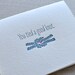 Letterpress 'You tied a good knot' Wedding Congratulations or Anniversary Card and Envelope