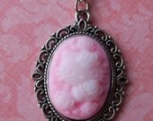 Pink Hello Kitty Cameo Necklace