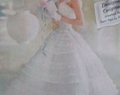 Free Shipping  Rare 1957  Vogue  Designer Chantilly Dress  and Petticoat Pattern, Size 16 Bust 36, Uncut FF