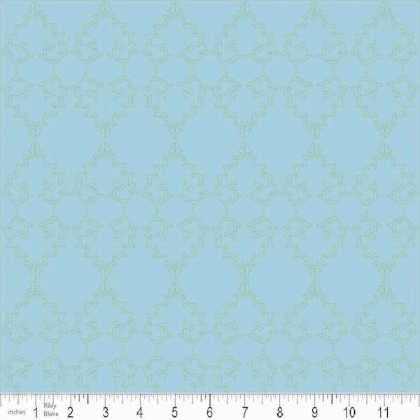 Felicity Blue Damask