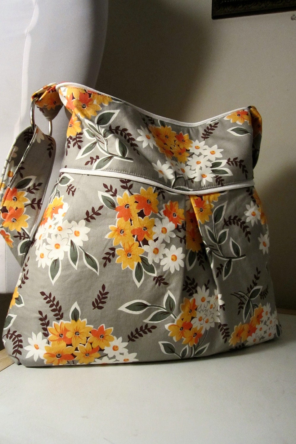 Large Pleated Hobo- Denyse Schmidt Flea Market Fancy-Priority Shipping in US