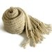 Chunky Scarf Knitted in Cream