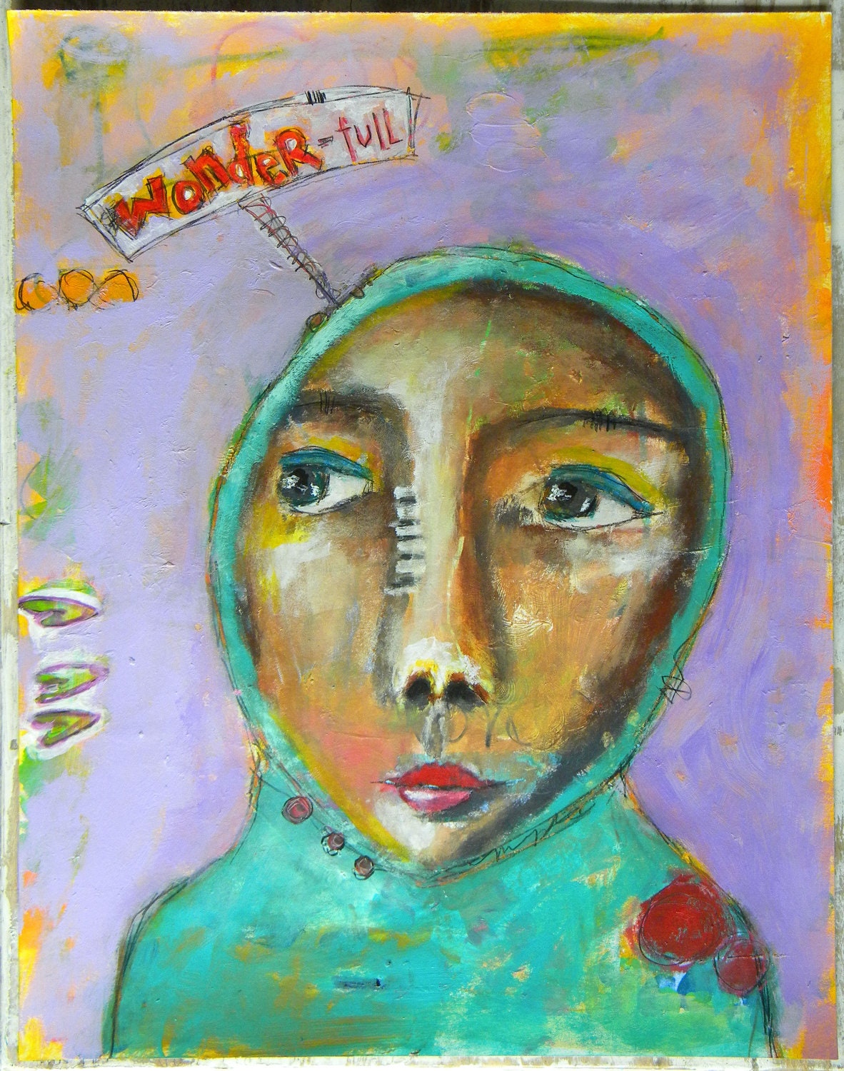 wonder full on my mind-original painting