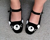 Happy Bear Mary Jane Shoes - Size 10