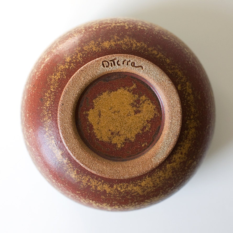 Spotted Turquoise Bowl, Stoneware