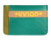 Mustard Teal Peach Ultra Slim Wallet