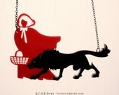 Little Red Riding Hood Necklace - Laser Cut Necklace (C.A.B. Fayre ORIGINAL DESIGN)