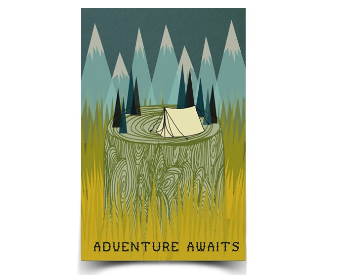 Adventure Awaits - 11 x 17 Poster