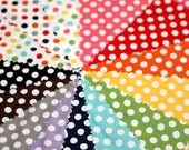 14 squares Cotton Small Dots Charm Pack  - 5 inch squares by Riley Blake