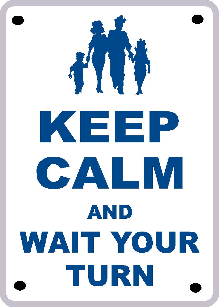 stay calm sign