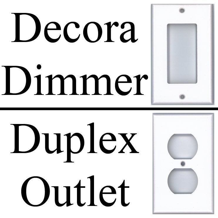 White and Blue Polka Dot Light Switch Cover Cottage Children Decor Nursery Decor Switchplate Boys Bedroom