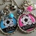 Soccer Necklace, Team Colors with Personalized Name and Number Bottle Cap Necklace  - Club, All Star, Team Party
