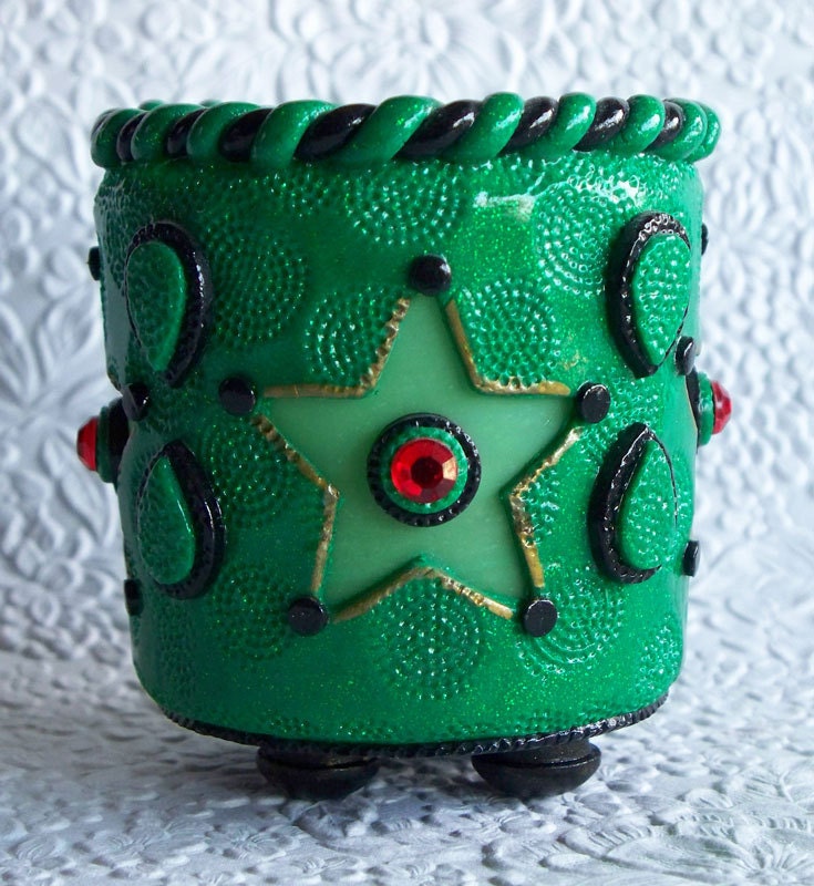 Votive Candle Holder Star Glow