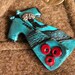 Ottoman Caftan (Power Dressing) Brooch in Turquoise