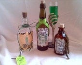 ABSINTHE the green fairy deadly drink potion WORMWOOD poison vintage bottles