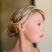 Double Strand Swarovski Pearl and Crystal Headband Tiara PETITE Version in Ivory or White