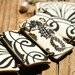 Art Deco Seahorse Linked Charm Bracelet Shrink Plastic Bracelet