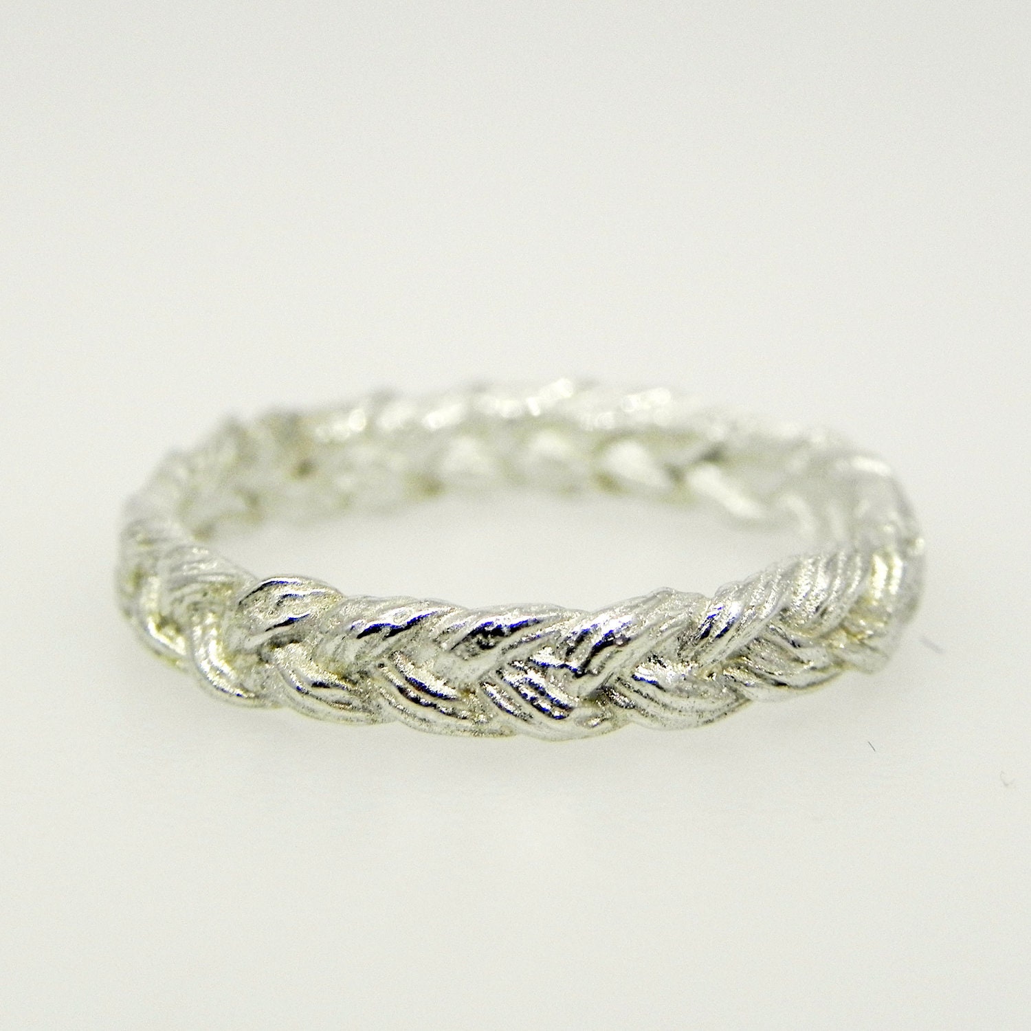 Braided Infinity Wedding Band
