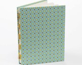 Handmade journal/notebook in mint green, gift under 15, small notebook - BookgirlsStudio