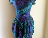 Vintage Cool Print Bubble Dress