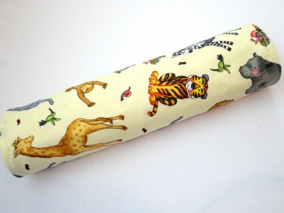 Burp Cloth Single - Cotton & Minky Animal Print