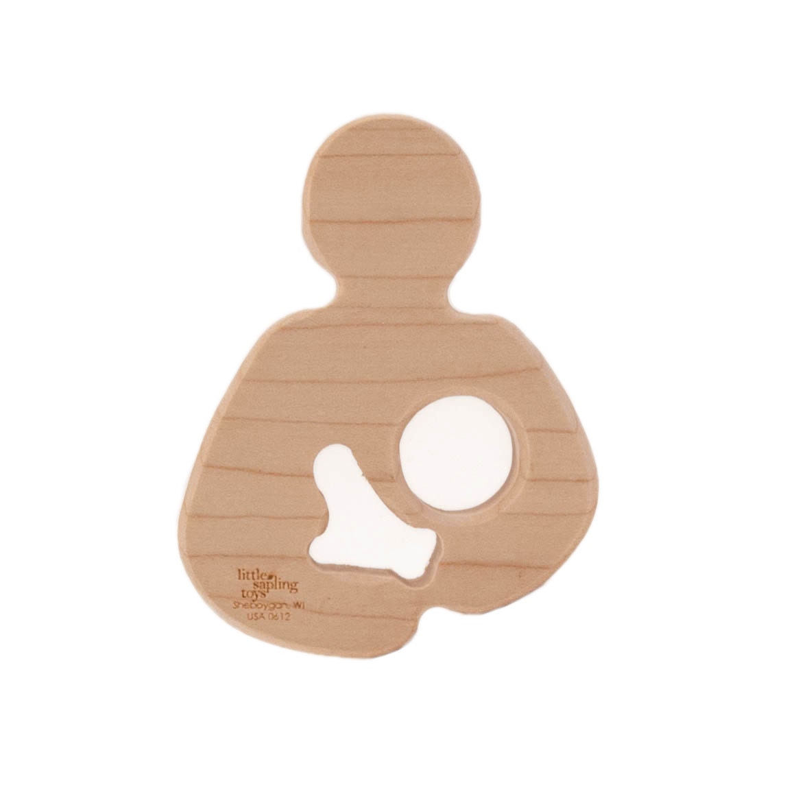 Wood Teether Breastfeeding wooden toy natural baby toy