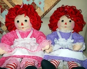 Raggedy Ann or Andy Doll Handmade - 20 Inches - Custom Order