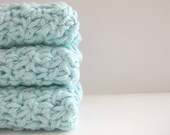 cotton crochet washcloth/face scrubbies AND you can pick the colors