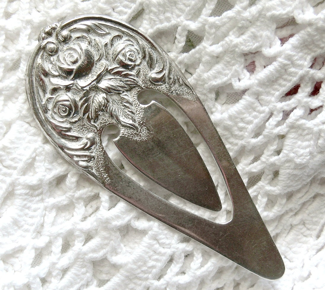 Vintage S Kirk Sterling Silver Book Page Marker