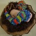 Baby boy newborn to 3 months elf hat tassel tail photography props bright textured