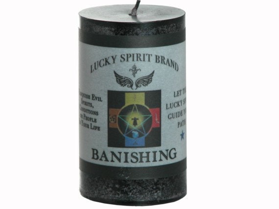 Banishing Spell Candle . Banish That Which No Longer Serves