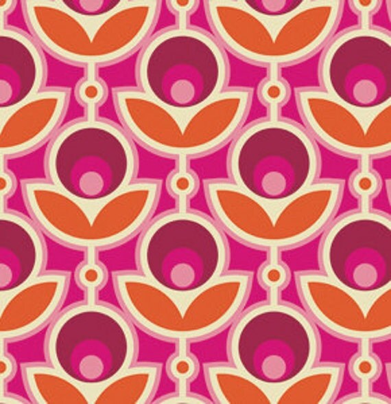 PREORDER... Joel Dewberry for Free Spirit, Notting Hill, Primrose in Magenta, 1 yard, Ships in November