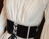 Steampunk Renaissance Steel Boned Waist Cincher Corset