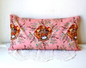 Boho Pink: Buckwheat and Lavender Pillow