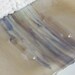 Glass Soap Dish in French Vanilla and Brown