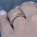 Reserved for Brewhr4 - 14k Rose Gold Filled Personalized Rings