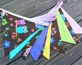 Owl Pennant Banner