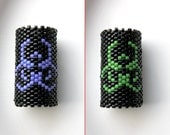Biohazard - Peyote Stitch Dread Sleeve Cuff Bead