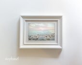 Fine art print framed, Was it a dream... Original photo matted and framed, dreamy sea landscape, beach photography shabby chic home decor