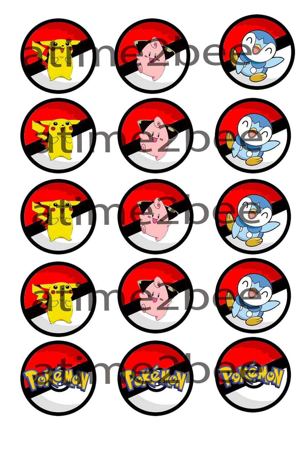 Pokemon 4x6 bottle cap images Il_170x135