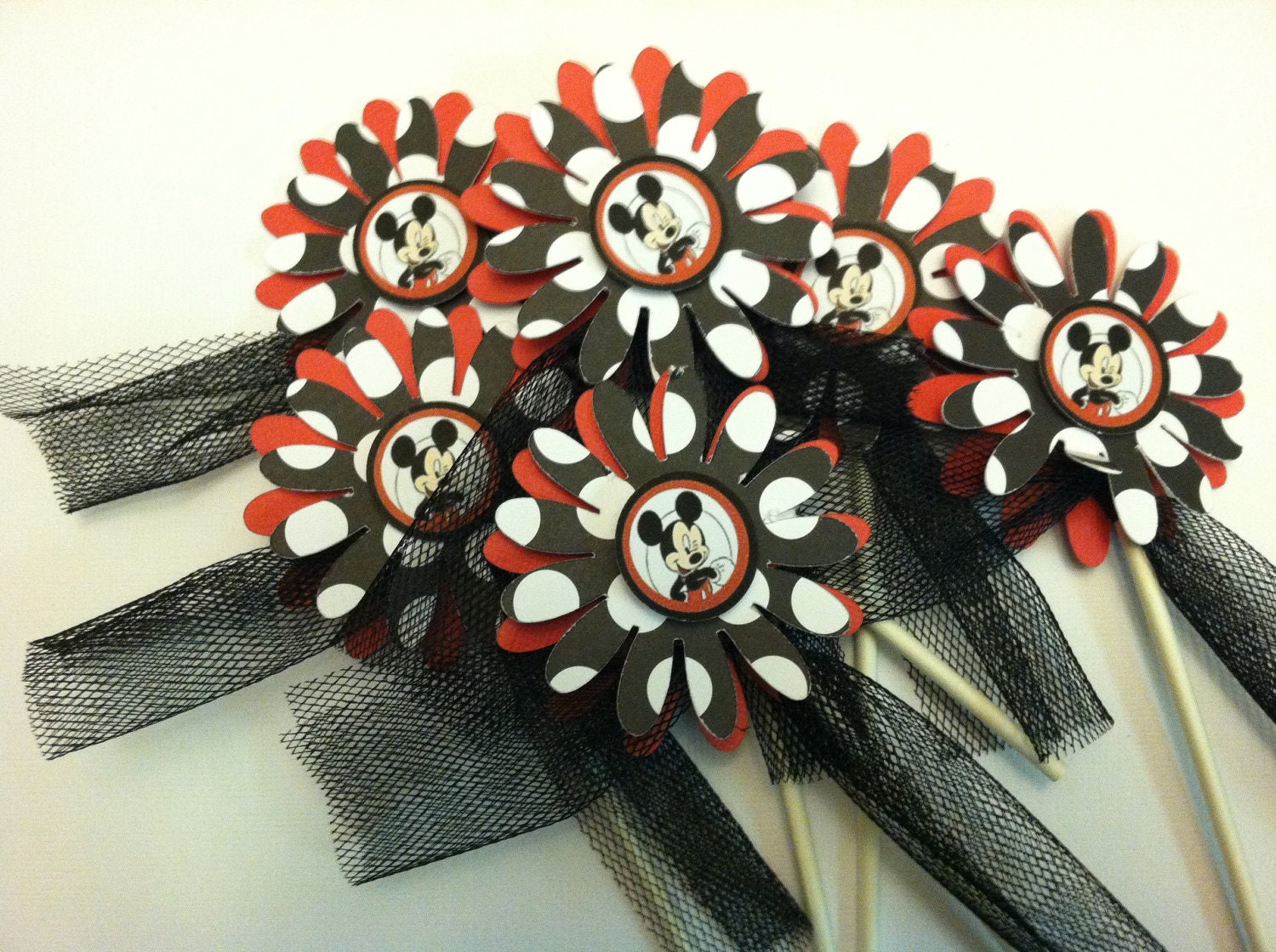 Mickey Cupcake Toppers, set of 12 Il_570xn
