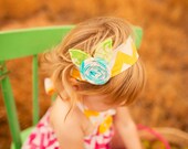 Custom Fabric SINGLE FLOWER HEADBAND to Match Any Outfit in My Shop