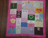 Wall Hanging Quilts made from Baby Clothes CUSTOM ORDERS