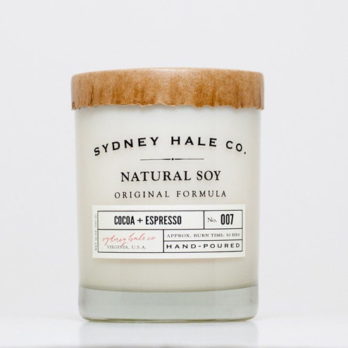 soy candle - COCOA and ESPRESSO