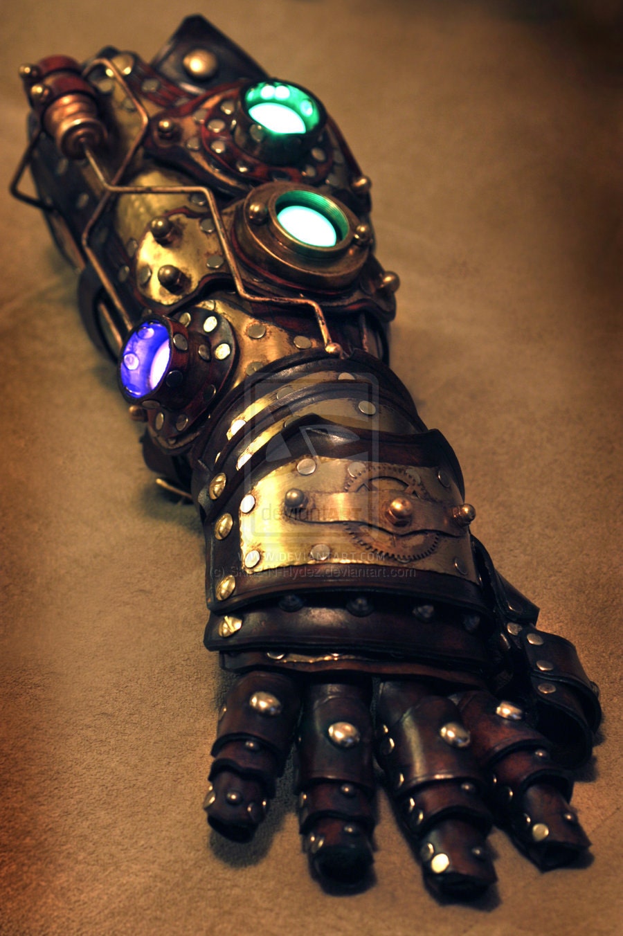 Custom made Steampunk Robot Arm gauntlet